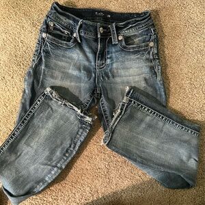 Miss me low rise boot cut jeans